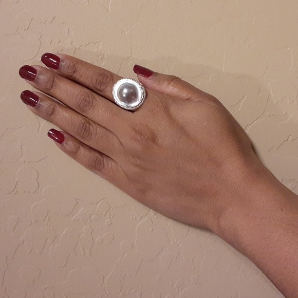 925 Genuine South Sea Mabe pearl. - Picture 10 of 15